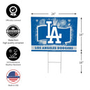 Los Angeles Dodgers Yard Sign, Patriotic