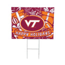 Virginia Tech Yard Sign, Holiday