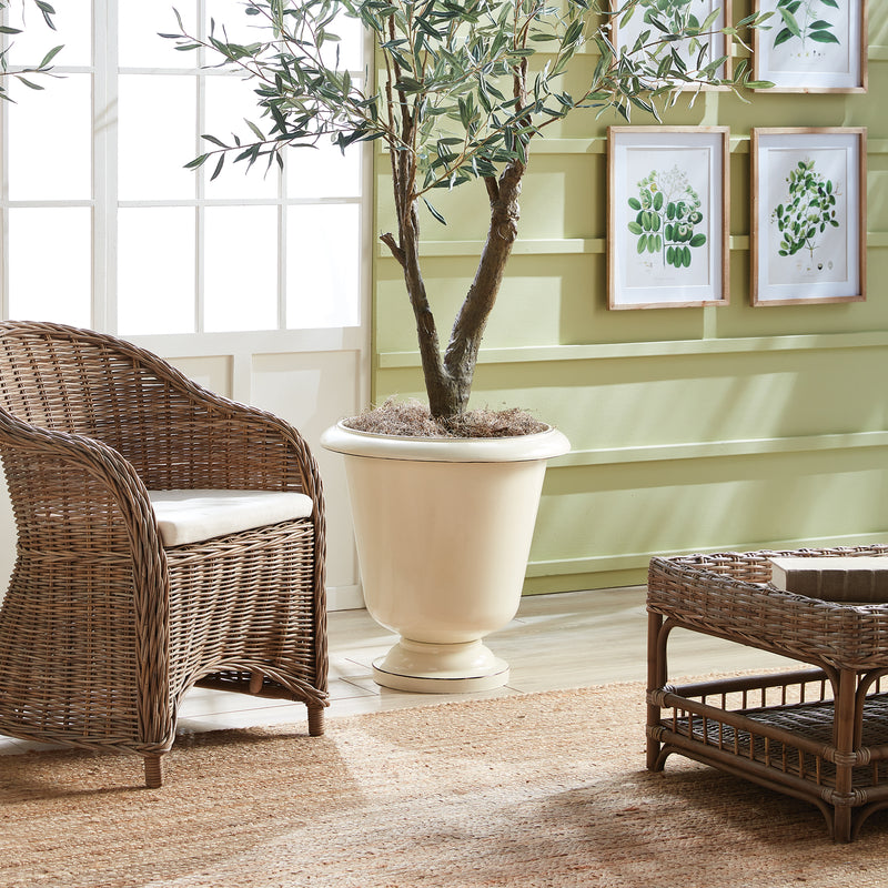 NAPA Home & Garden, GLAZELITE FOOTED URN 28.5",GL302