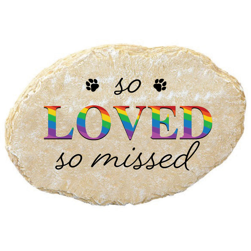 Memorial Garden Stone, Rainbow Bridge Tiding Stone, Asst of 3