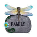 Cottage Garden Stone, Resin Garden Bug with Animated Wings, Solar, 6.5", Asst of 3