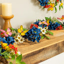 American Classic Garland Artificial Floral with Butterflies, 72"L