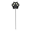 Memorial Garden Stake, GID Metal Memorial Paws Garden Stake, 2 Asst, 12pcs in Metal Display