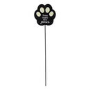 Memorial Garden Stake, GID Metal Memorial Paws Garden Stake, 2 Asst, 12pcs in Metal Display