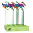 Pollinator Garden Solar Metal Caterpillar Stake 36"H, 2 Assorted, 12PCS CDU
