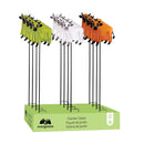 Haunted House Garden Stake,Metal GID Ghost Cow Garden Stake 39.5"H, 3 Asst,12pcs CDU