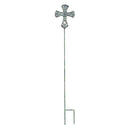 Memorial Garden Stake, Metal Cross Garden Stake, 2 Asst, 12pcs in Metal Display