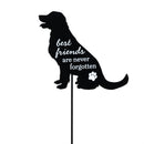 Memorial Garden Stake, Metal Cat and Dog Garden Stake, 2 Asst, 12pcs in Metal Display