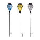 Hillside Pasture Ballon Shaped Solar Garden Stake, 3 Assorted 33"H, 12PCS CDU