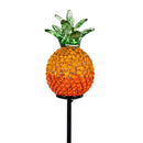 Tropical Oasis Glass Pineapple Solar Stake 22"H, 2 Assorted, 12PCS CDU