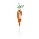 Hop Into Spring Garden Stake, Metal Carrot Garden Stake, Asst of 2, CDU