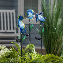 Blue Coastal Fish/Seahorse/Turtle Solar Garden Stake 32"H, 3 Assorted, 12PCS CDU