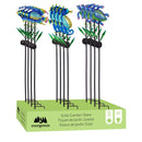 Blue Coastal Fish/Seahorse/Turtle Solar Garden Stake 32"H, 3 Assorted, 12PCS CDU