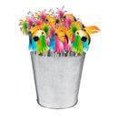 Palm Beach Tropical Bird Plant Pick, 3 Assorted, 24PCS in the Bucket Display
