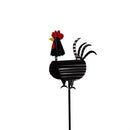 Hillside Pasture Metal Garden Pick 16"H, Cow/Rooster/Dog 3 Assorted, 24PCS in the Display Bucket