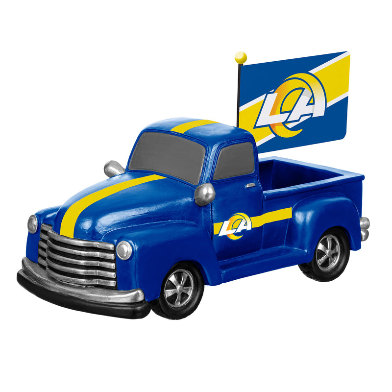 Los Angeles Rams Rally Truck Statue