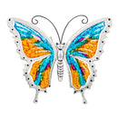 Metal Gradient Butterfly Garden Statue, 5"H