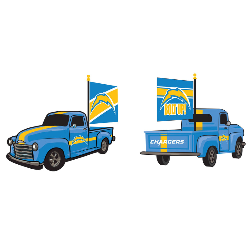Los Angeles Chargers Rally Truck Statue