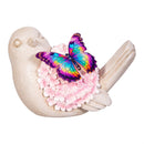 Cottage Garden Statuary, Resin Animated Butterfly Wings Bird, 6"H, 2 Asst.