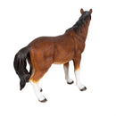 Hillside Pasture Statuary, Resin Mustang, Appaloosa, and Clydesdale Horse, 11.5", Asst of 3