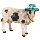 Petal & Plow Garden Statue, Resin Fancy Farm Animals Statue, 3 Asst., 5.5"H