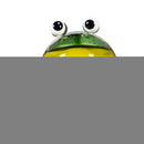 Metal Portly Frog Garden Statue, 7"H