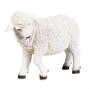 Hillside Pasture Garden Statuary, Resin Curly Wool Sheep, 16.5"L
