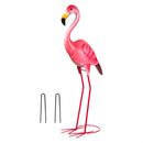 Glammy the Flamingo Statue, Metal, 36"H