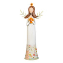 Cottage Garden Statuary, Metal Floral Angel, 23"H