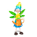 Metal Colorful Garden Fairy Statue, 2 Asst., 9.5"H