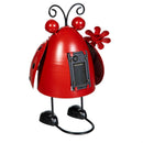 Cottage Garden Statuary, Metal Animated Eye Ladybug & Bee, Solar, 10"H, Asst of 2