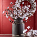 Napa Home Garden,  PARIS VINTAGE 12" TIN JUG RSTD BLK,h413mbk