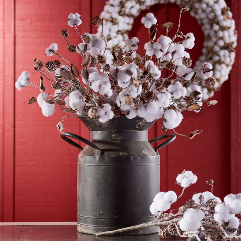 Napa Home Garden,  PARIS VINTAGE 12" TIN JUG RSTD BLK,h413mbk