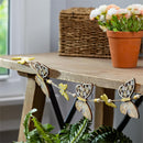 Pollinator Garden Hanging Decor Wood Butterfly, 3.7"H