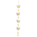 Pollinator Garden Hanging Decor Wood Butterfly, 3.7"H