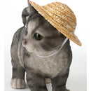 Evergreen Statuary,KITTEN W HAT,4x9x8 Inches