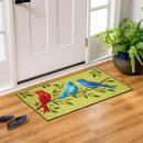Songbird Branch Indoor/Outdoor Hooked Rug 24"x42"
