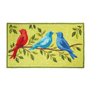 Songbird Branch Indoor/Outdoor Hooked Rug 24"x42"