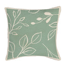 Verdant Greenery Indoor/Outdoor Hooked Pillow 18"x18"