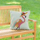 Palm Beach Indoor/Outdoor Hooked Pillow 18"x18"