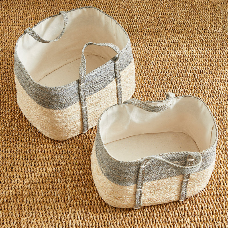 NAPA Home & Garden, QUINN RECTANGULAR BASKETS, SET OF 2,HU400
