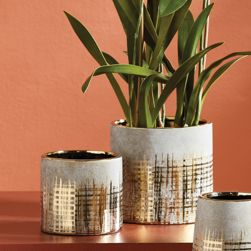 NAPA Home & Garden, KAMBIA CACHEPOTS, SET OF 2,HV406