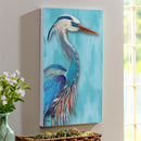 Seaside Retreat Indoor Wood Wall Decor, Heron, 24"x16"