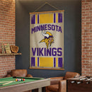 Minnesota Vikings, Canvas Wall Tapestry, Large, 54x36