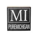 State Wooden Plock Michigan 6x6"