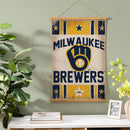 Milwaukee Brewers, Canvas Wall Tapestry, Medium, 36x24