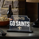 New Orleans Saints NFL Football Rectangle Desklite LED Decor