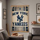 New York Yankees, Canvas Wall Tapestry, Large, 54x36