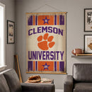 Clemson University, Canvas Wall Tapestry, Large, 54x36