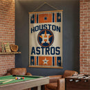 Houston Astros, Canvas Wall Tapestry, Large, 54x36